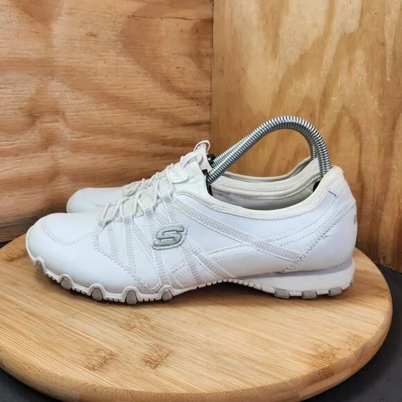 Skechers Womens Bikers Dream Come True Hands Free Slip In Sneakers - Picture 4 of 9